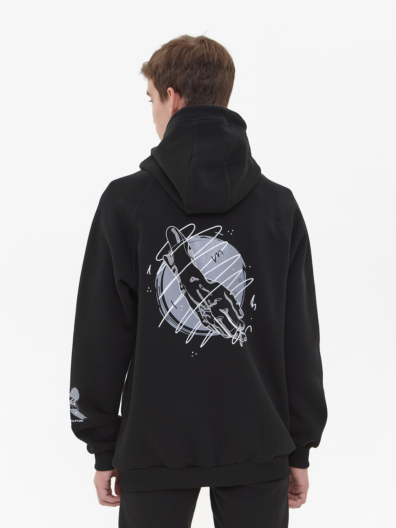 Толстовка (худи) трикотажная для мальчика ДТ053 10%