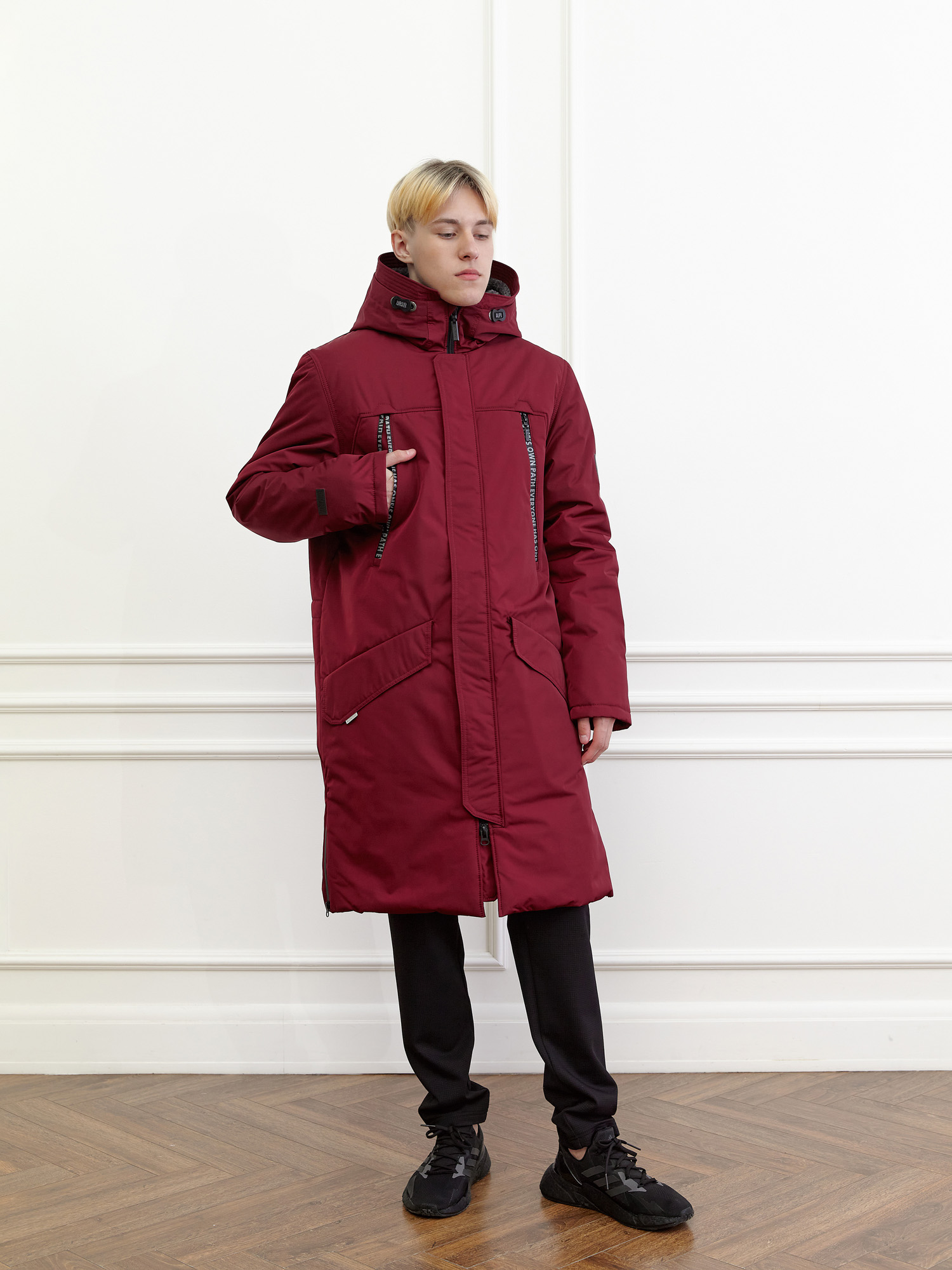 Куртка зимняя для мальчика с искусственным мехом КД1239 20 %