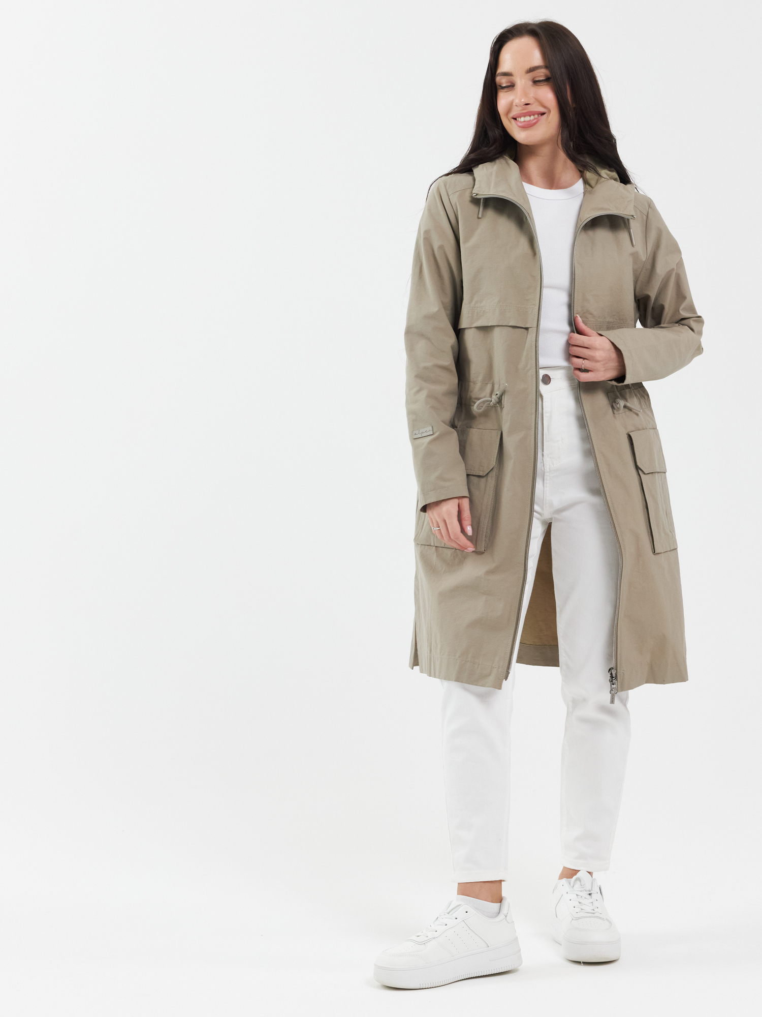 Плащ ветрозащитный женский TRF13-276