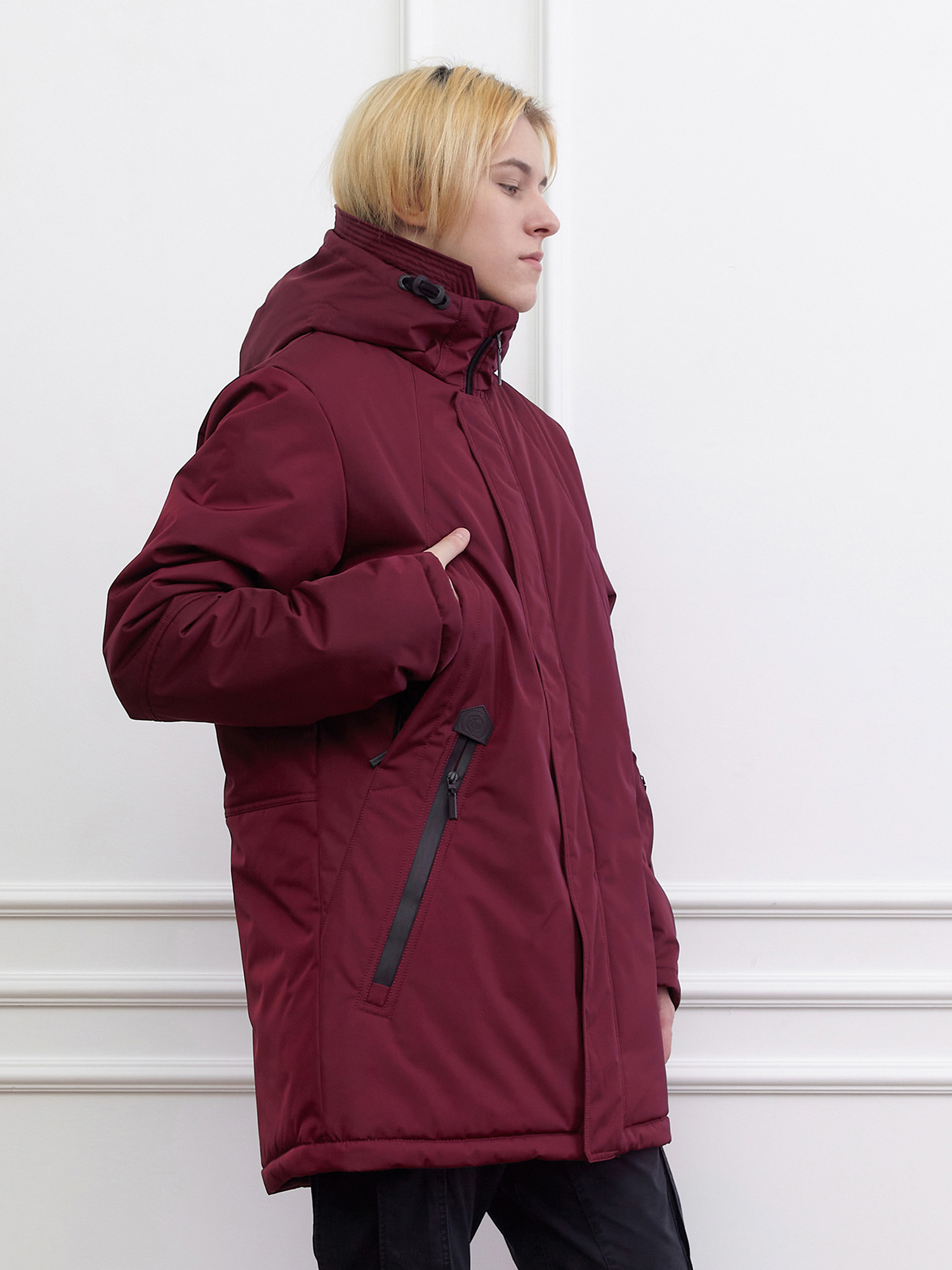 Куртка зимняя для мальчика с искусственным мехом КД1237 10 %