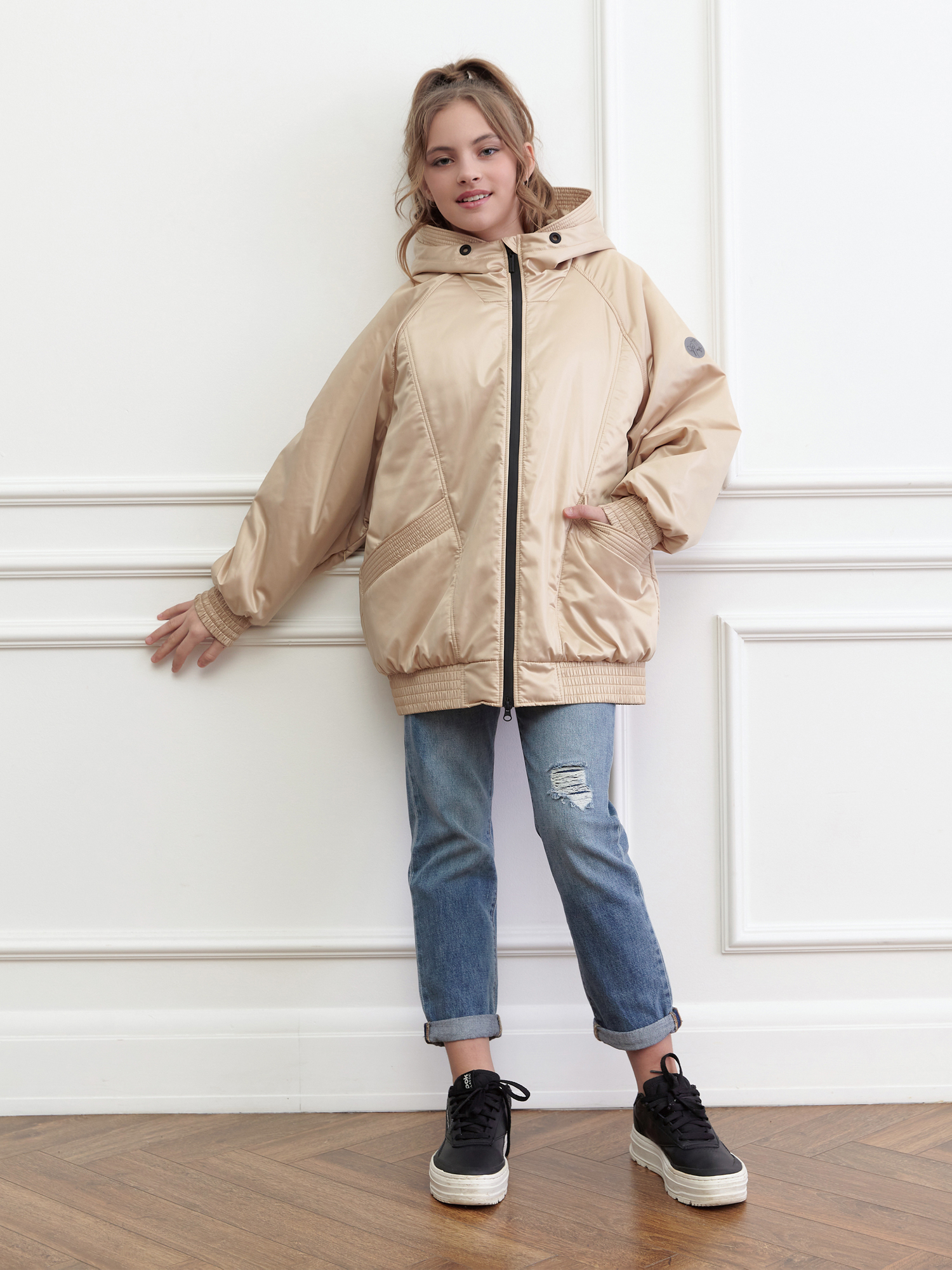 Куртка межсезонная для девочки КМ1268 10 %