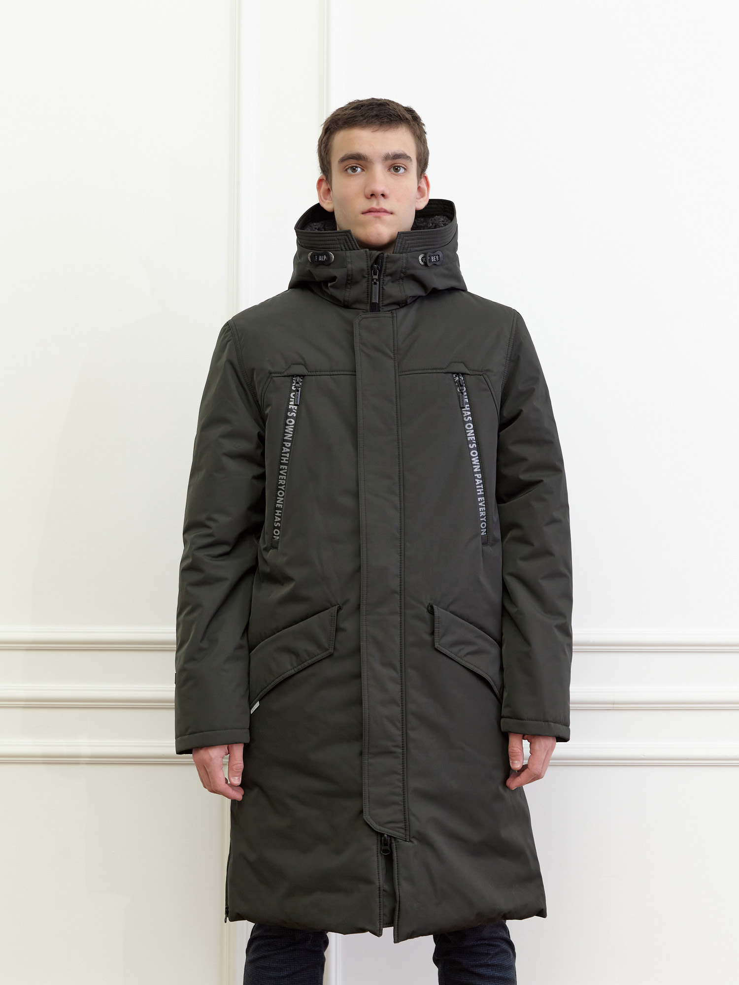 Куртка зимняя для мальчика с искусственным мехом КД1239 20 %