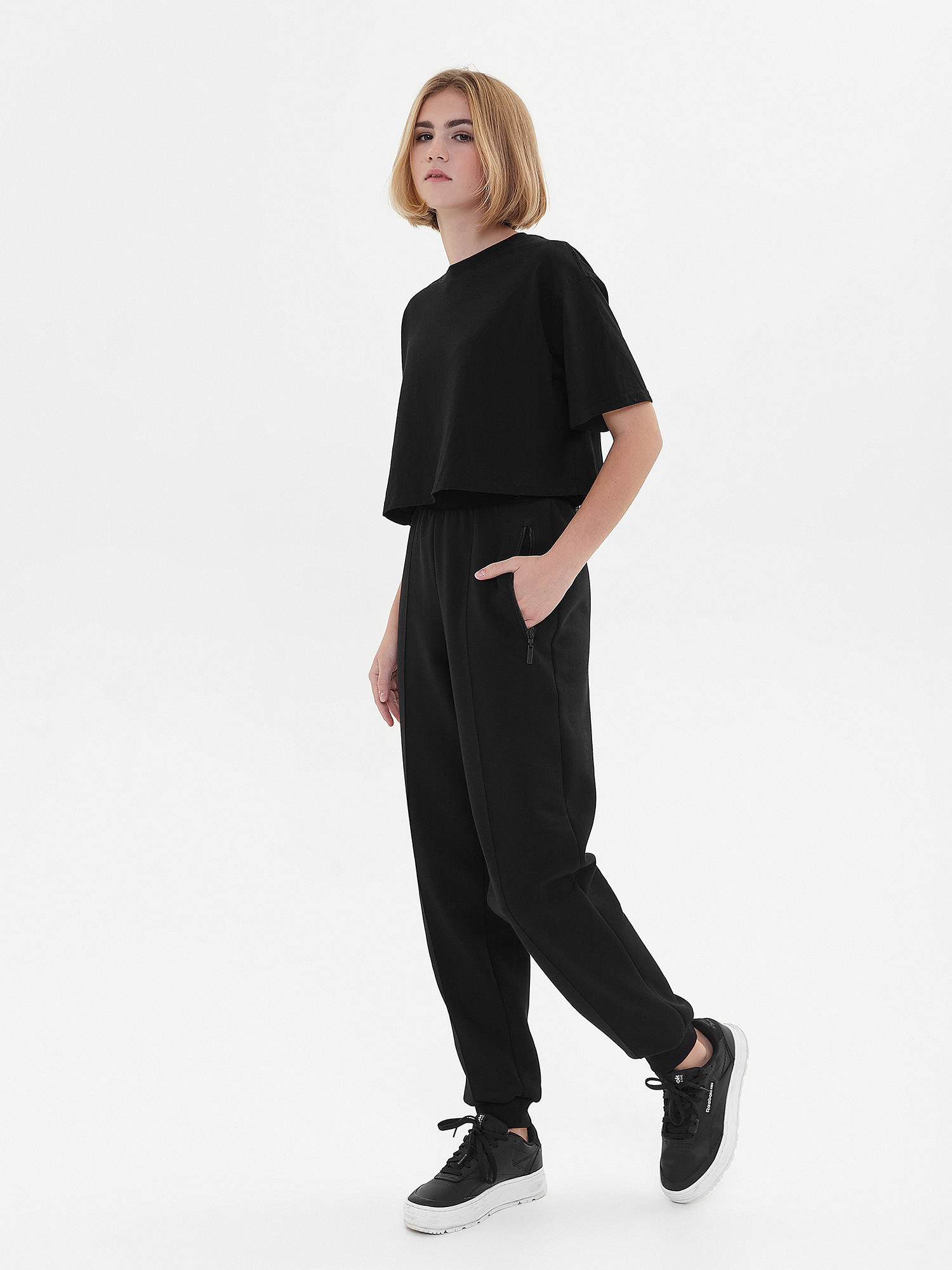 Брюки трикотажные для девочки БТ066 20 %