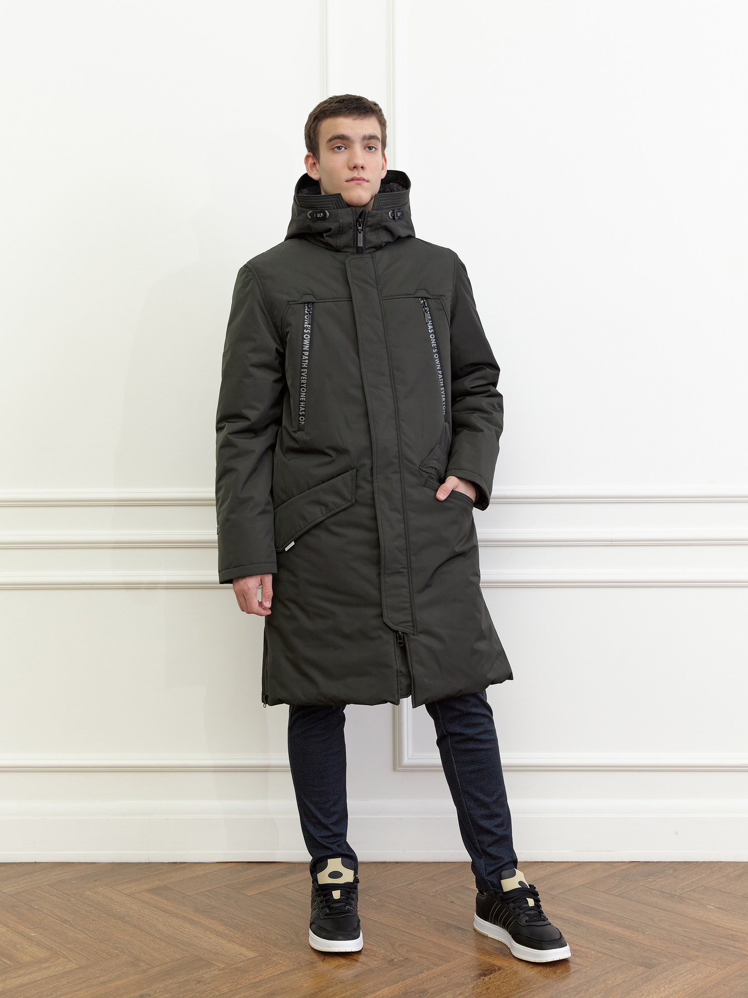 Куртка зимняя для мальчика с искусственным мехом КД1239 20 %