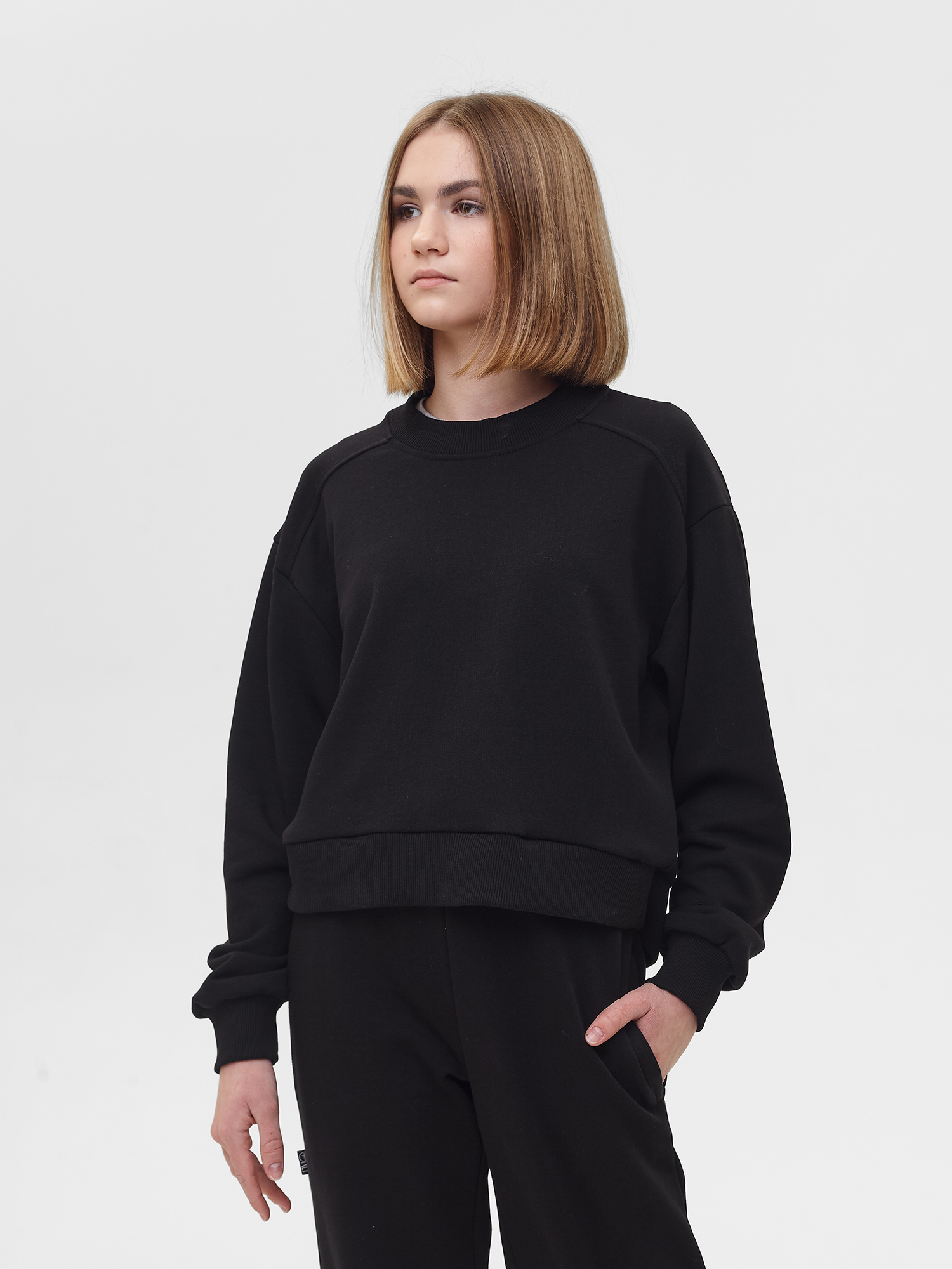 Толстовка (худи) трикотажная для девочки ДТ056 10%