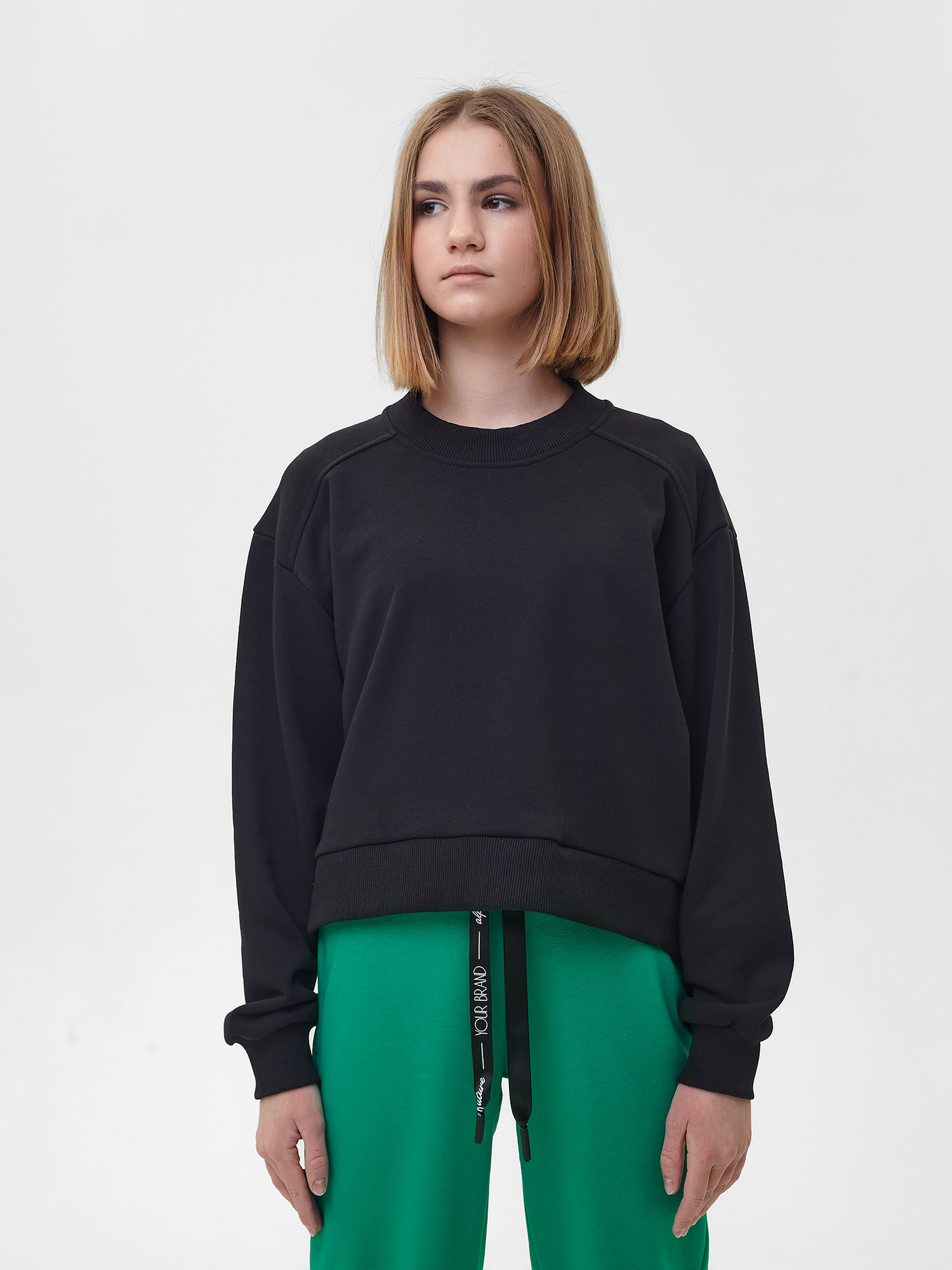 Толстовка (худи) трикотажная для девочки ДТ056 20%