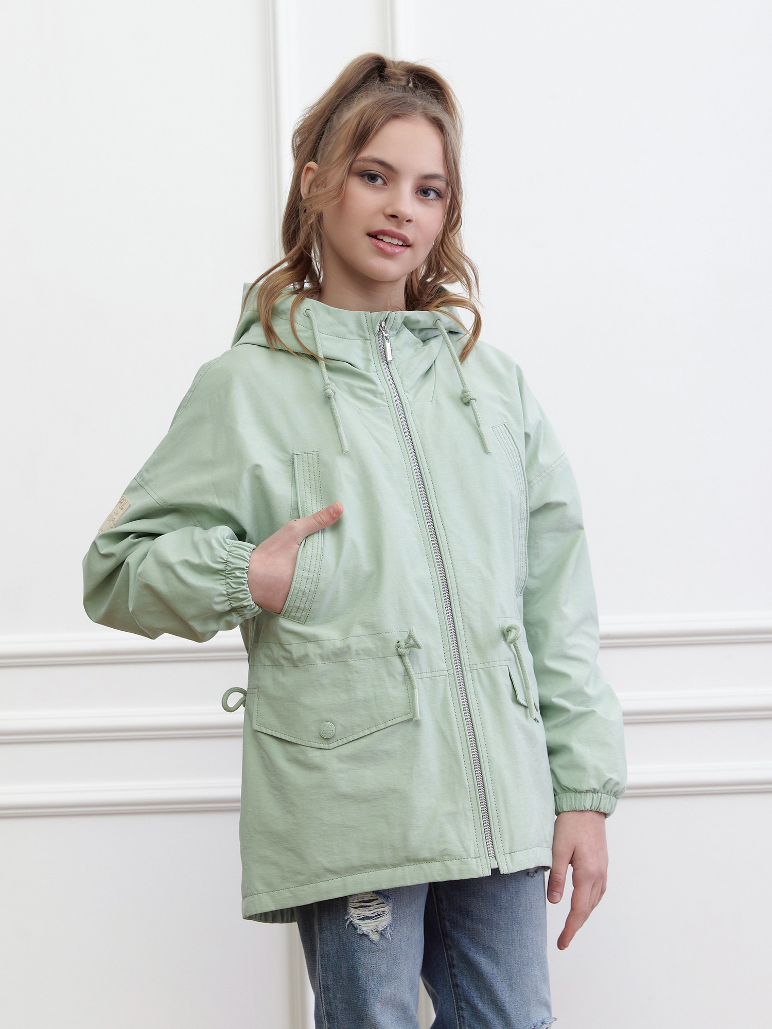 Куртка ветрозащитная для девочки КВ1274 20 %