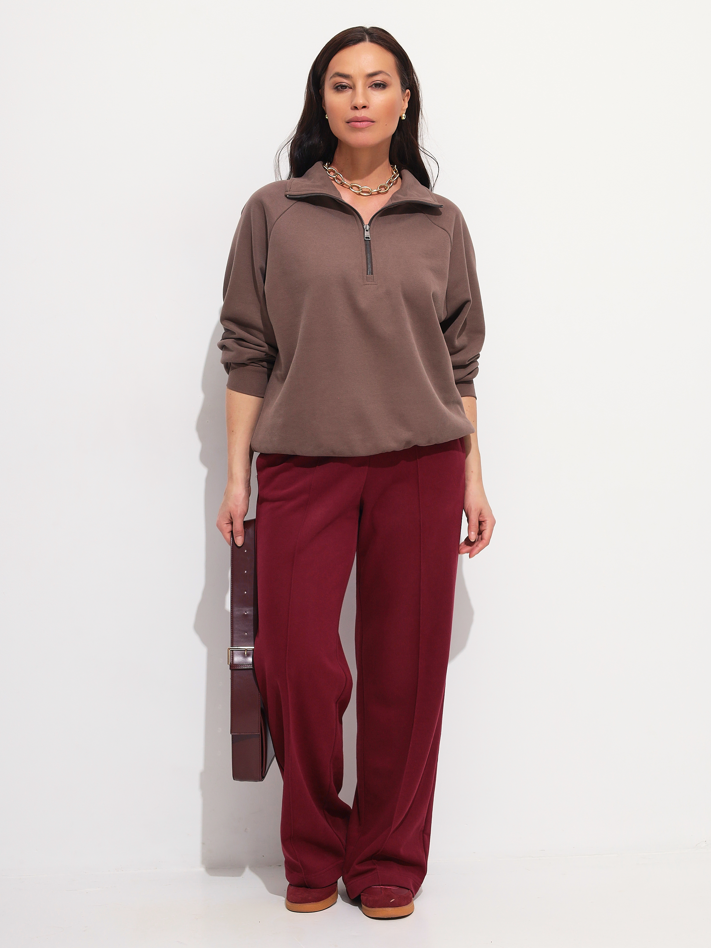 Джемпер (толстовка) трикотажный женский ДТМ148