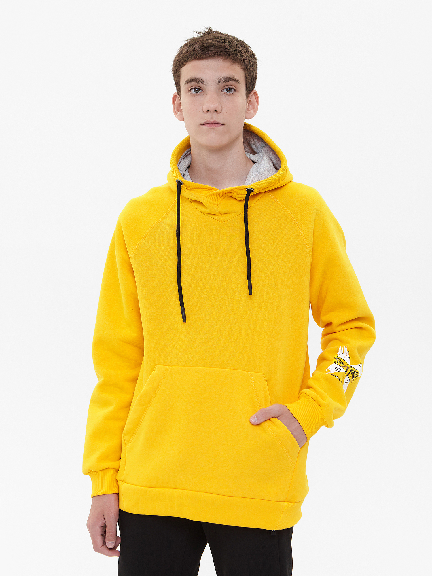 Толстовка (худи) трикотажная для мальчика ДТ053 10%