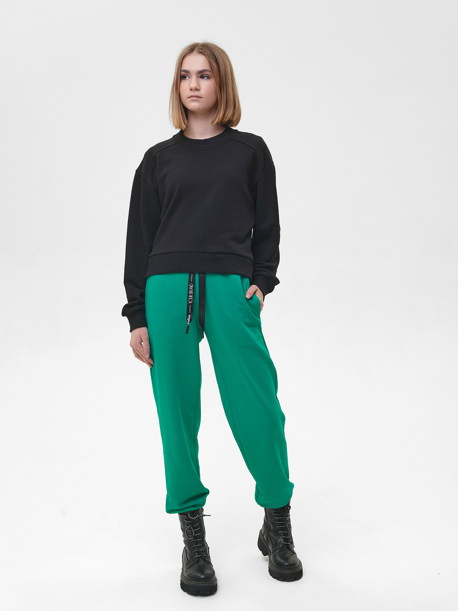 Толстовка (худи) трикотажная для девочки ДТ056 20%