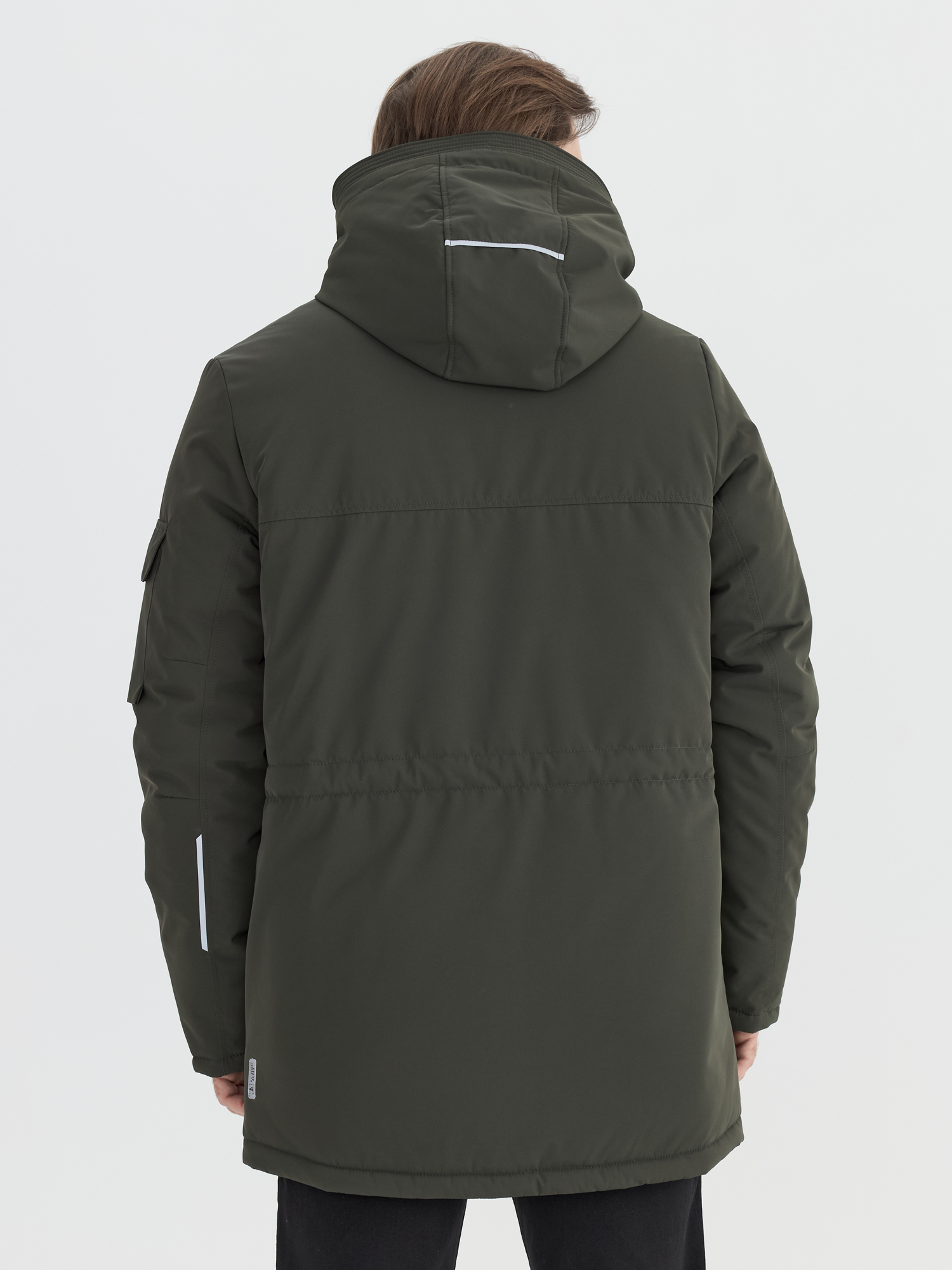 Куртка зимняя мужская с искусственным мехом TRF14-315