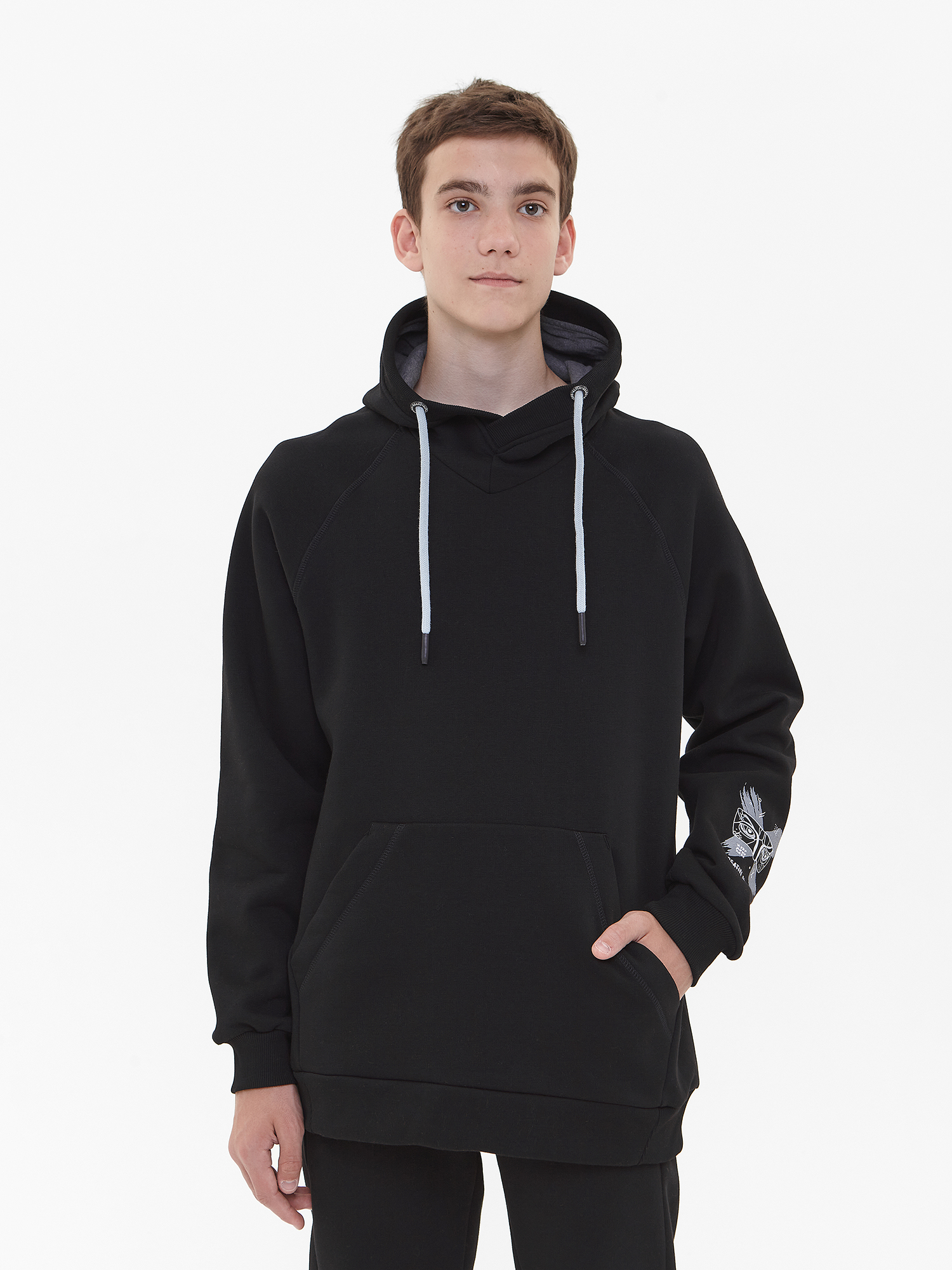 Толстовка (худи) трикотажная для мальчика ДТ053 10%