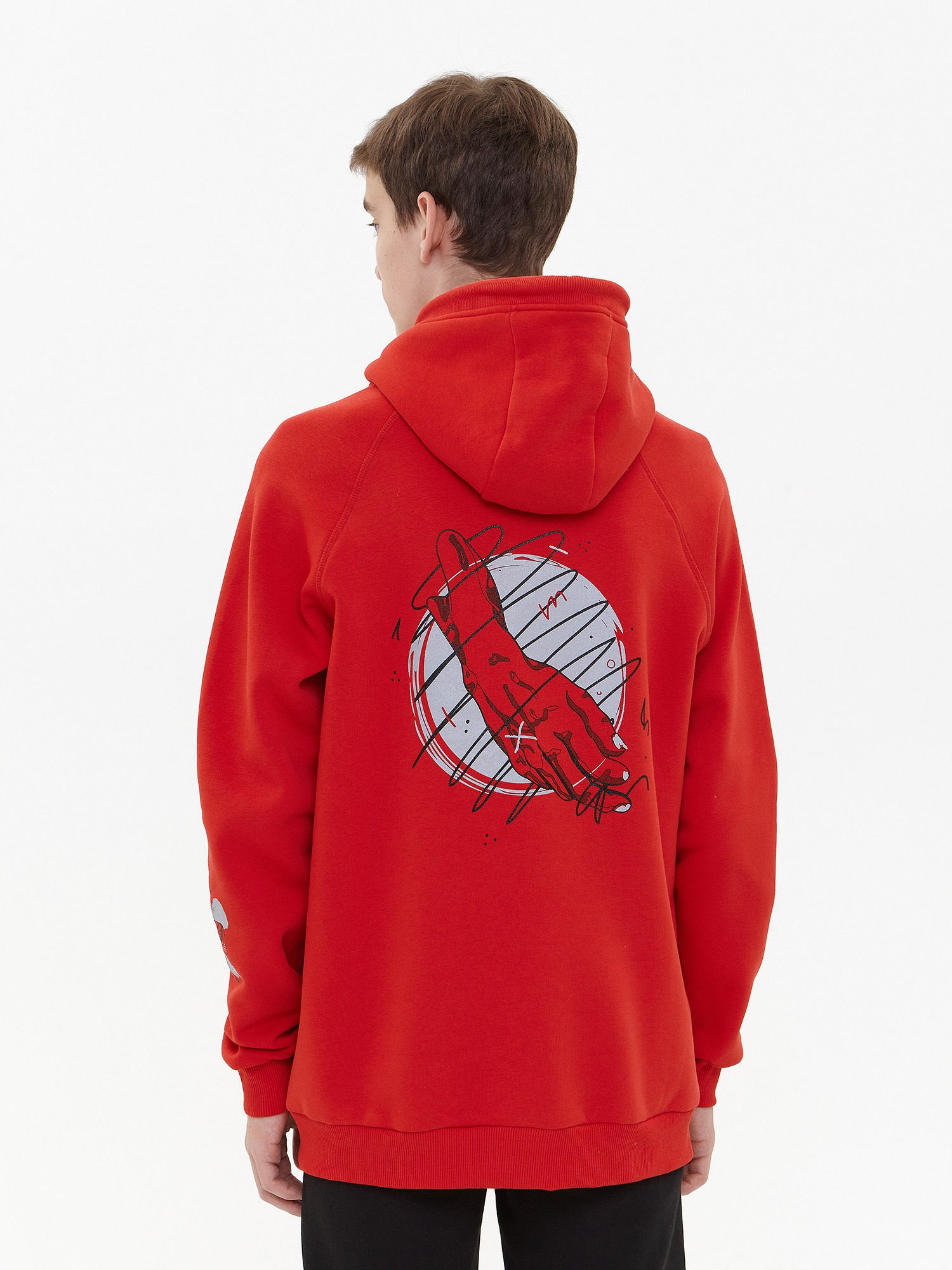 Толстовка (худи) трикотажная для мальчика ДТ053 10%