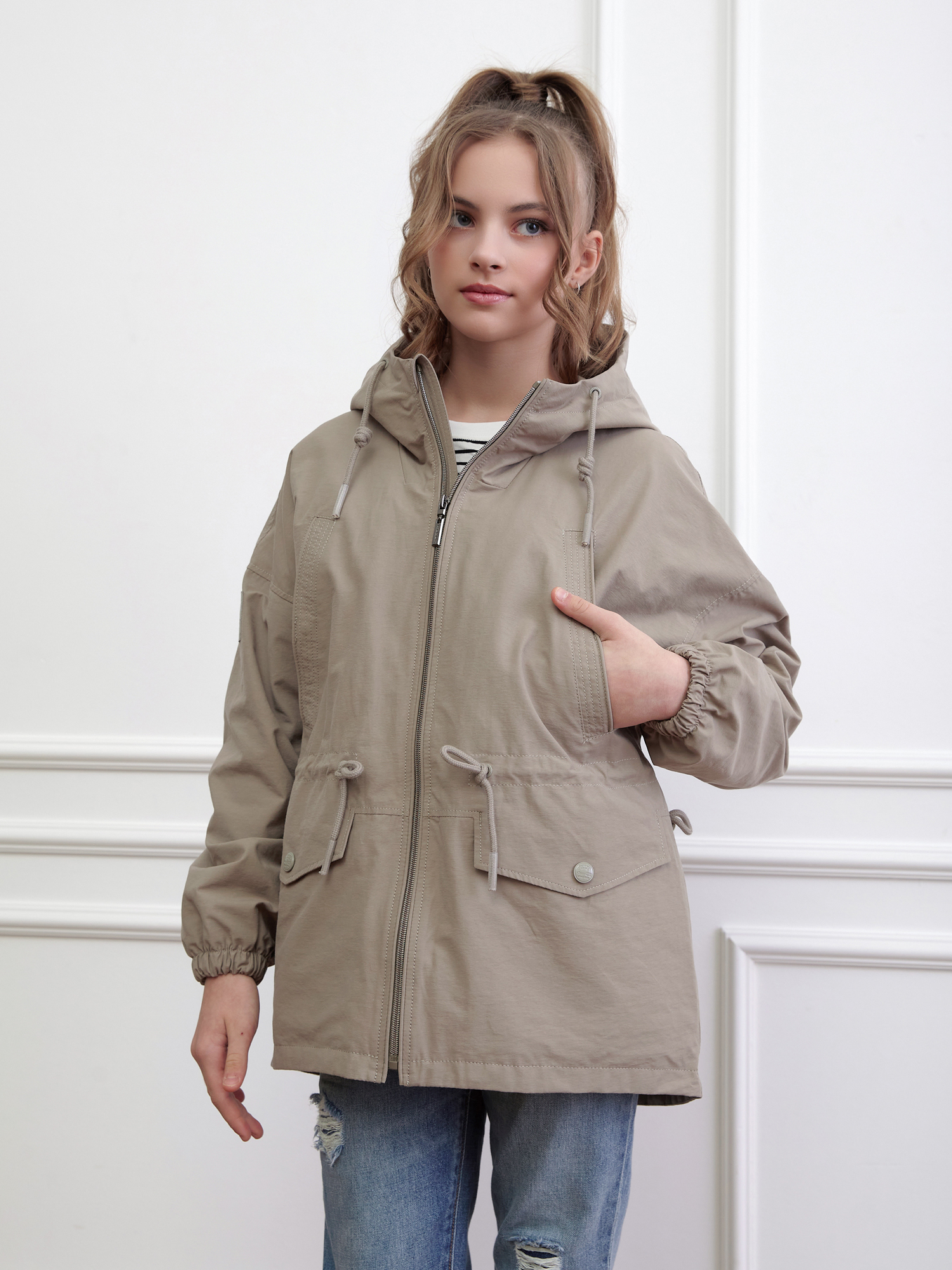Куртка ветрозащитная для девочки КВ1274 20 %