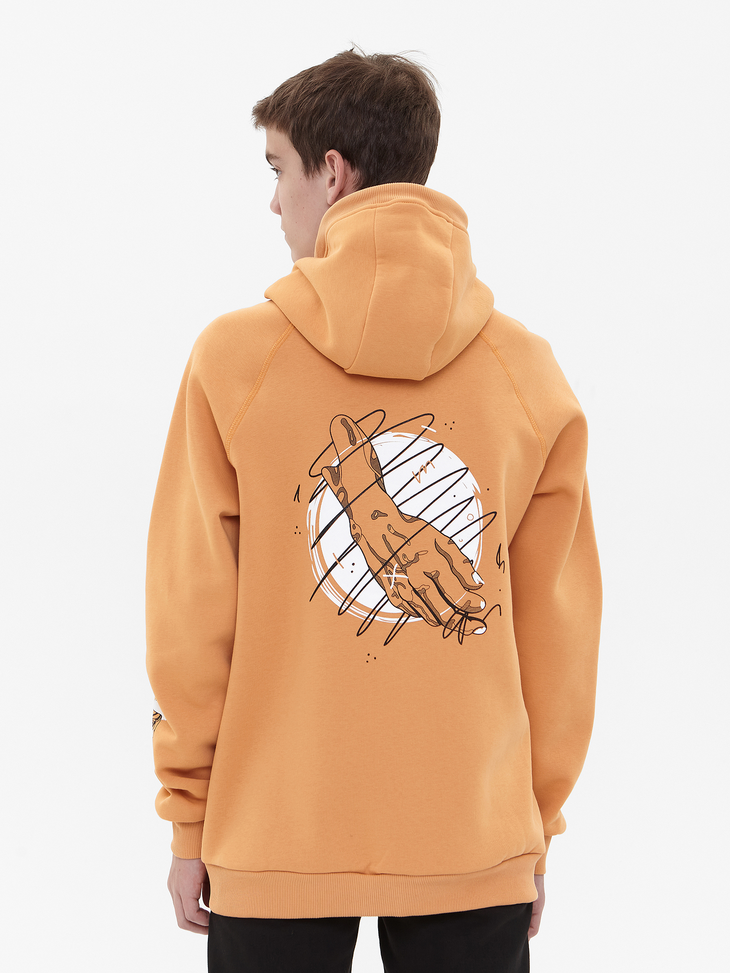 Толстовка (худи) трикотажная для мальчика ДТ053 10%