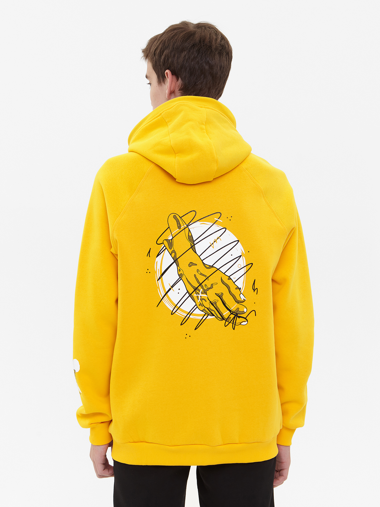 Толстовка (худи) трикотажная для мальчика ДТ053 10%