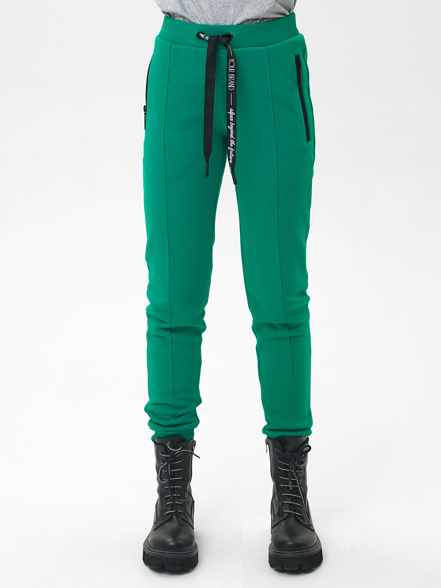 Брюки трикотажные для девочки БТ052 10%