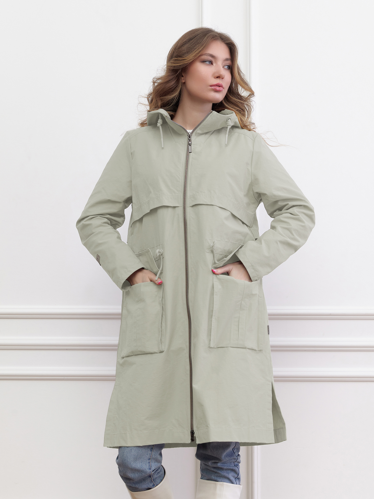 Плащ ветрозащитный женский TRF13-276