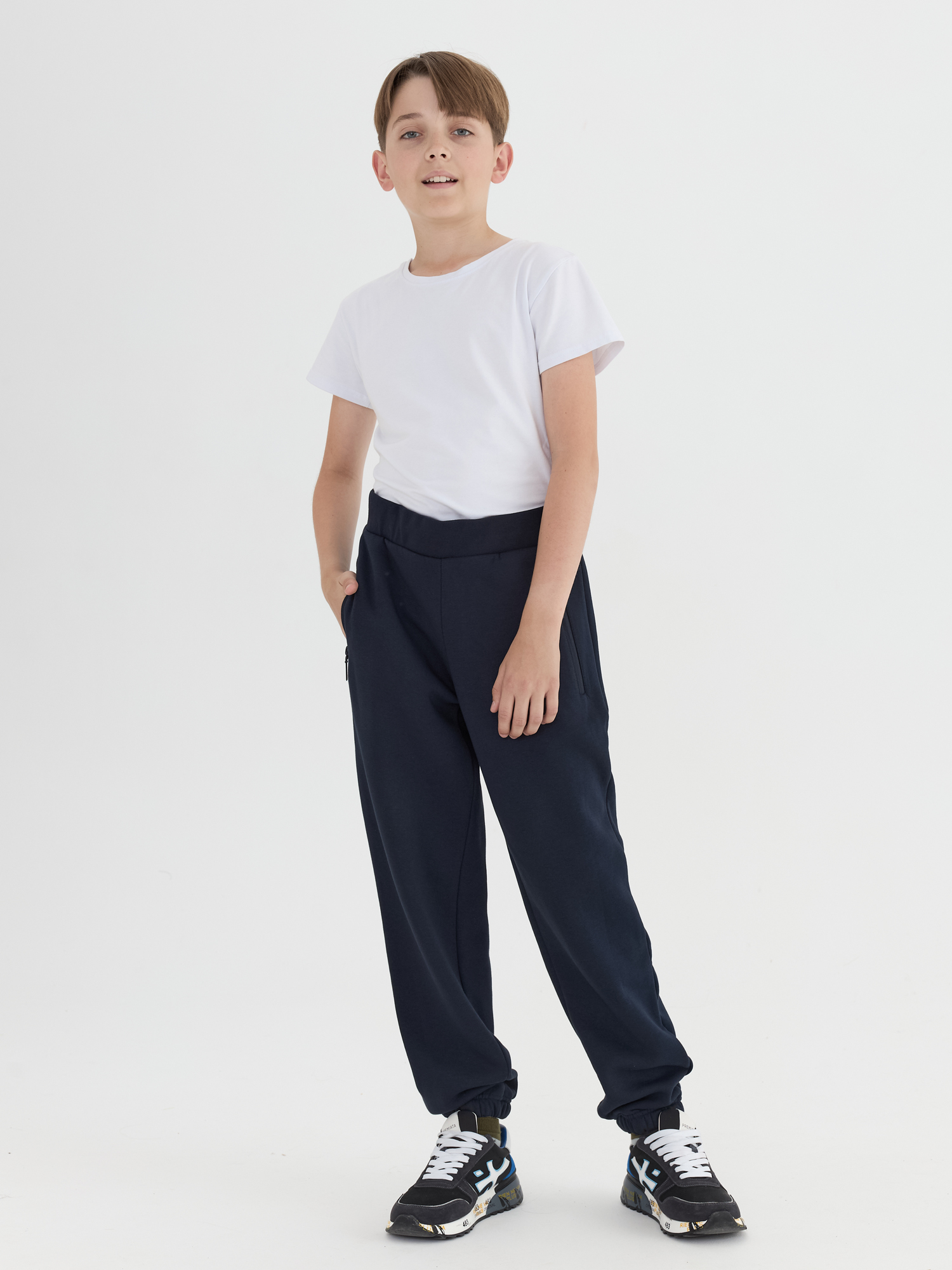 Брюки трикотажные для мальчика БТ171 20 %