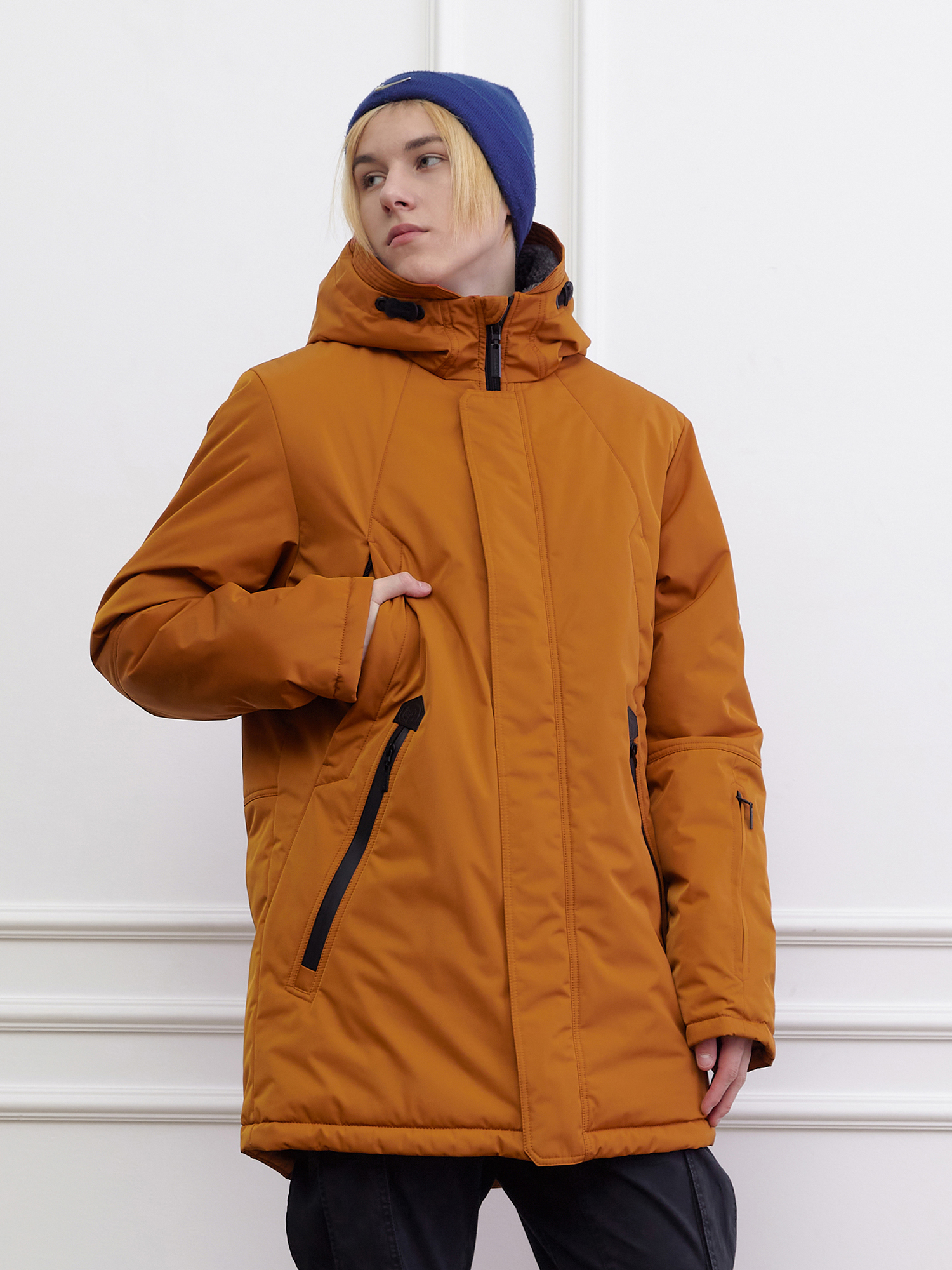 Куртка зимняя для мальчика с искусственным мехом КД1237 10 %